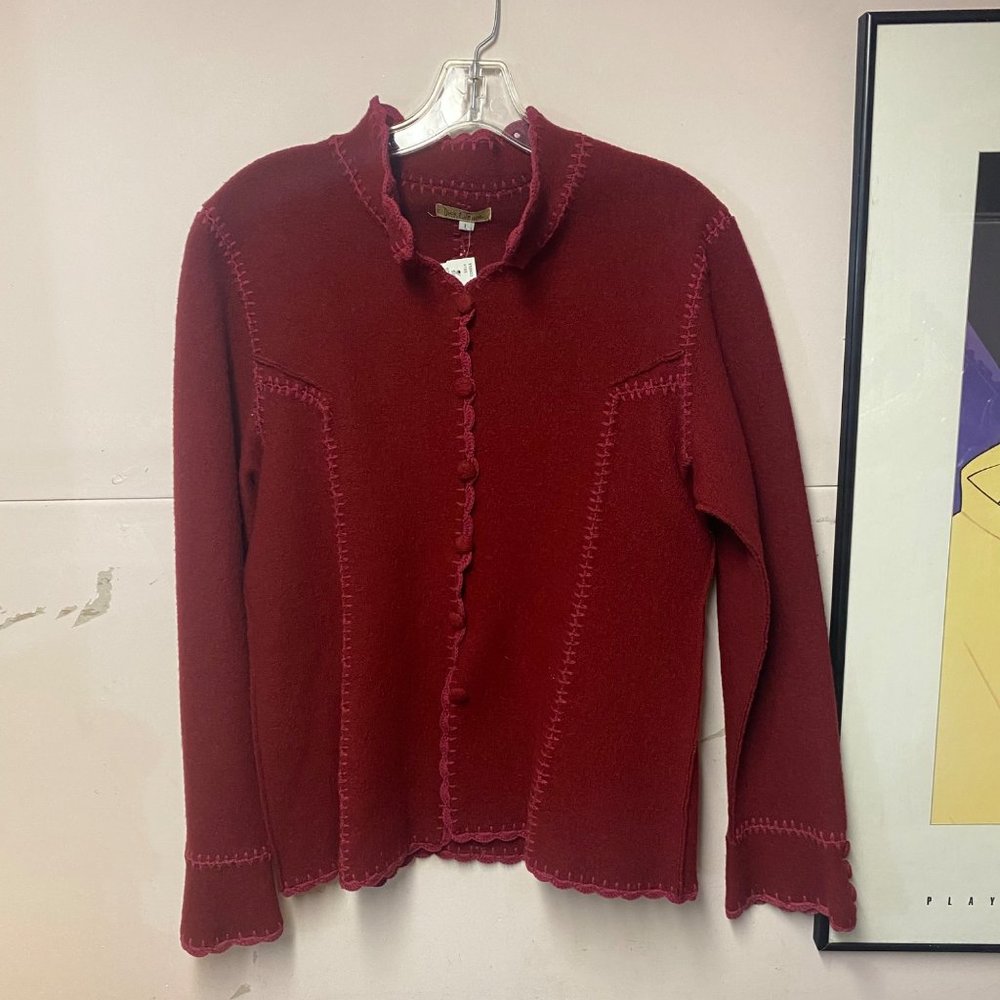 Dick & Jayne Boiled wool jacket